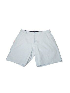 Rhone Seersucker Resort Shorts Blue Striped Men's 35 EPPURE SI MUOVE Casual READ